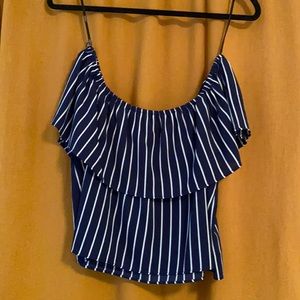 Striped crop top